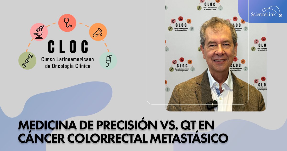 #Cobertura #CLOC #ScienceLink Dr. Rodolfo Gómez Organizado por CLOC: Curso Latinoamericano de Oncología Clínica (@cloc_oncologia) shorturl.at/cDTU3