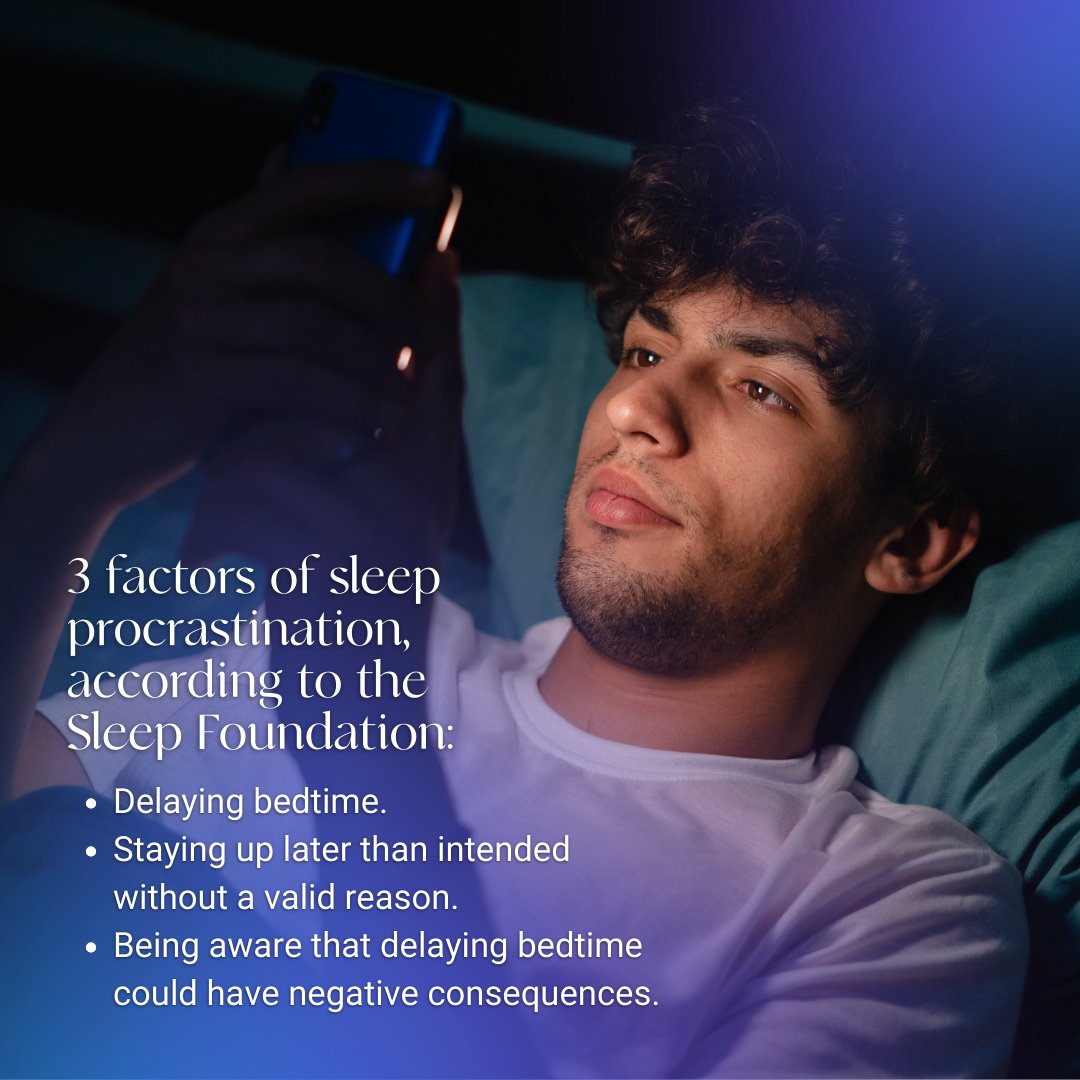 Do any of these factors apply to you? ✅

Learn how to break free from sleep procrastination with practical advice at: bit.ly/3M9RwF8 

#BSC #BetterSleepTips #BSCSleepTips #SleepProcrastination #BedtimeRoutine #SleepSolutions