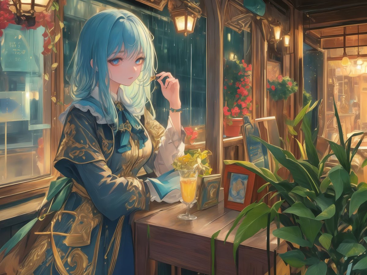 It's raining, isn't it..(>_<) 
雨だね…(>_<)  

#animeart #study #lofi #lofimusic #chill #animegirl #anime #music #lofihiphop #lofigirl #girls #art #lofiedits #fantasyart #fantasycharacter