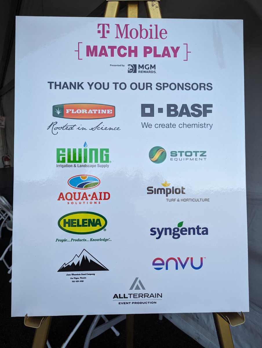 Can’t thank the T-Mobile Match Play tournament support enough!  I’m truly grateful for the industry partnerships and class act individuals that helped in creating another successful event at Shadow Creek.