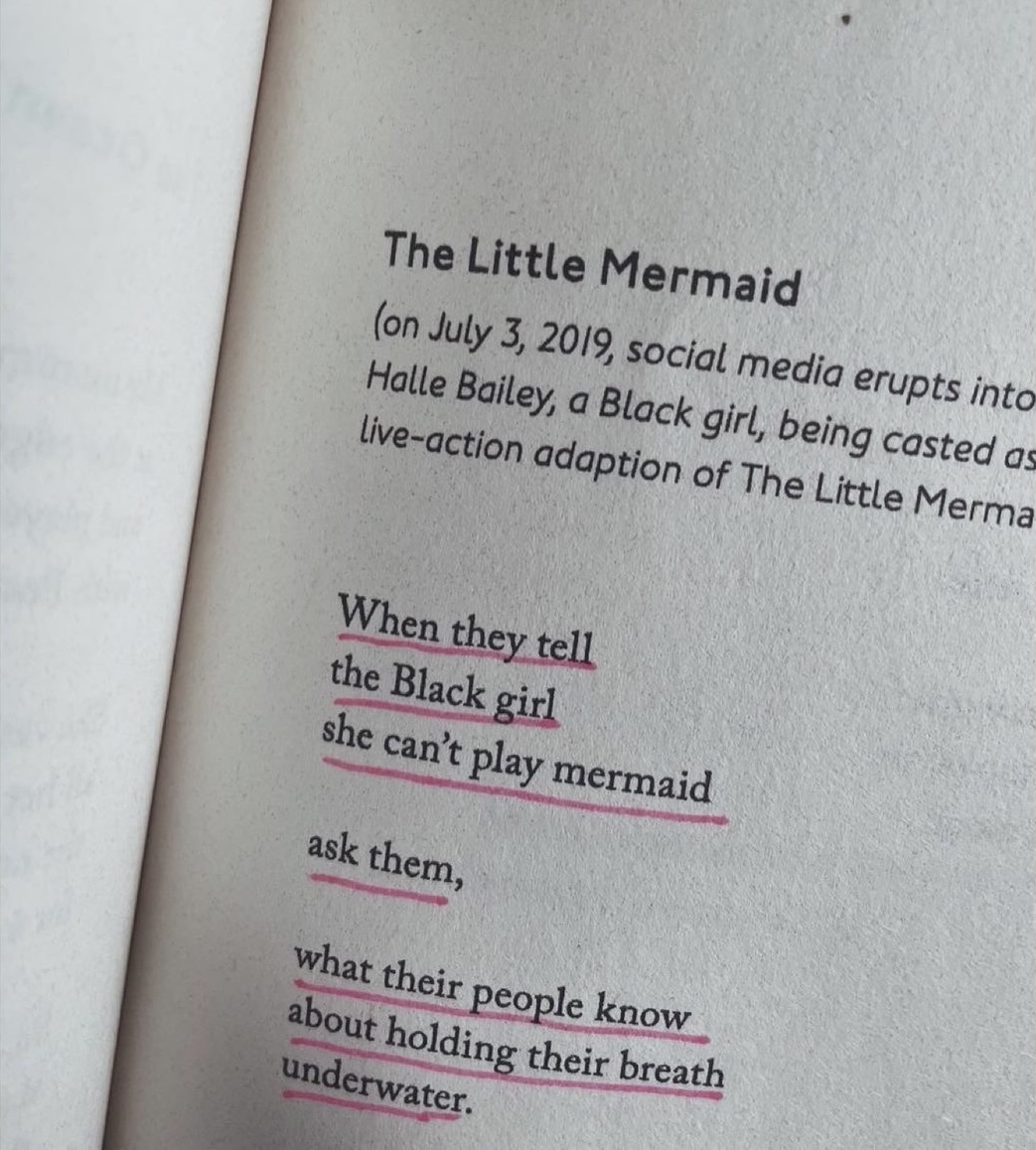 THIS WAS THE BEST RESPONSE TO THE RACISM AGAINST THE LITTLE MERMAID. CHILLS!!!!