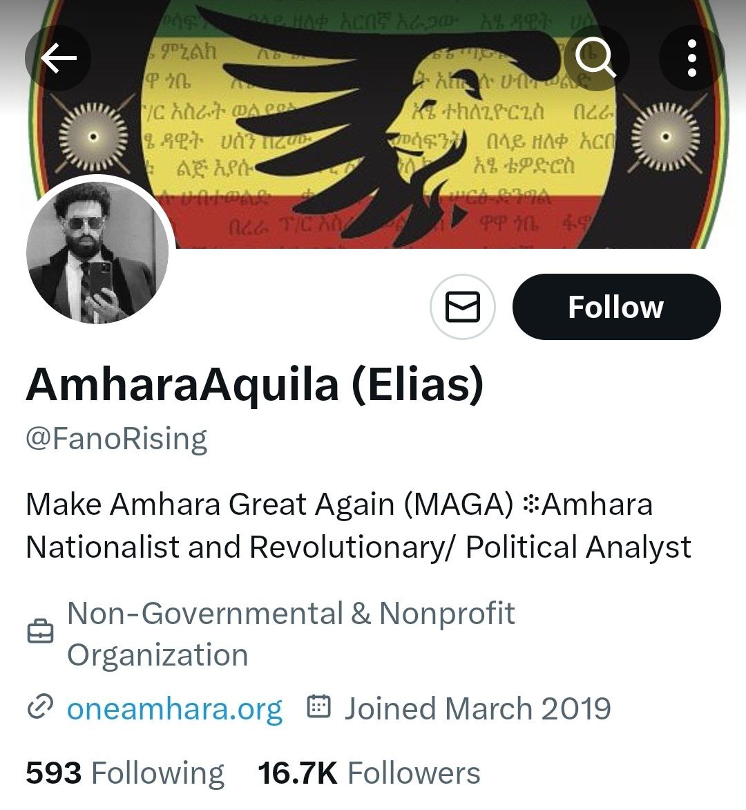 TheFitawrari's tweet photo. ⚠️#FactCheck: On April 4th, leader of dummy organization @One__Amhara identifying as Elias Demissie (user @FanoRising) shares yet another misleading post seen by nearly 12,000 users. The post contains what appears to be a letter of thanks from the @EthioRedCross (ERCS) addressed to Fano. However in a Facebook post from the official ERCS page on the same day, the ERCS states that the letter is fake. This is part of a disinformation campaign by TPLF sponsored "ethnic cosplayers" working to discredit genuine Amhara advocates and sabotage Amhara advocacy in the midst of the Abiy regime's genocidal #WarOnAmhara in Ethiopia. @EliasMeseret @elonmusk @Safety @GlennKesslerWP @MarishaGSherry @Lets_Fact @angengere @enocknyariki @FullFact
@APFactCheck @AfricaCheck @LogicallyFacts @AFPFactCheck @factchecknet @ErinKFlanagan
@gjfaure @ninaism @PesaCheck