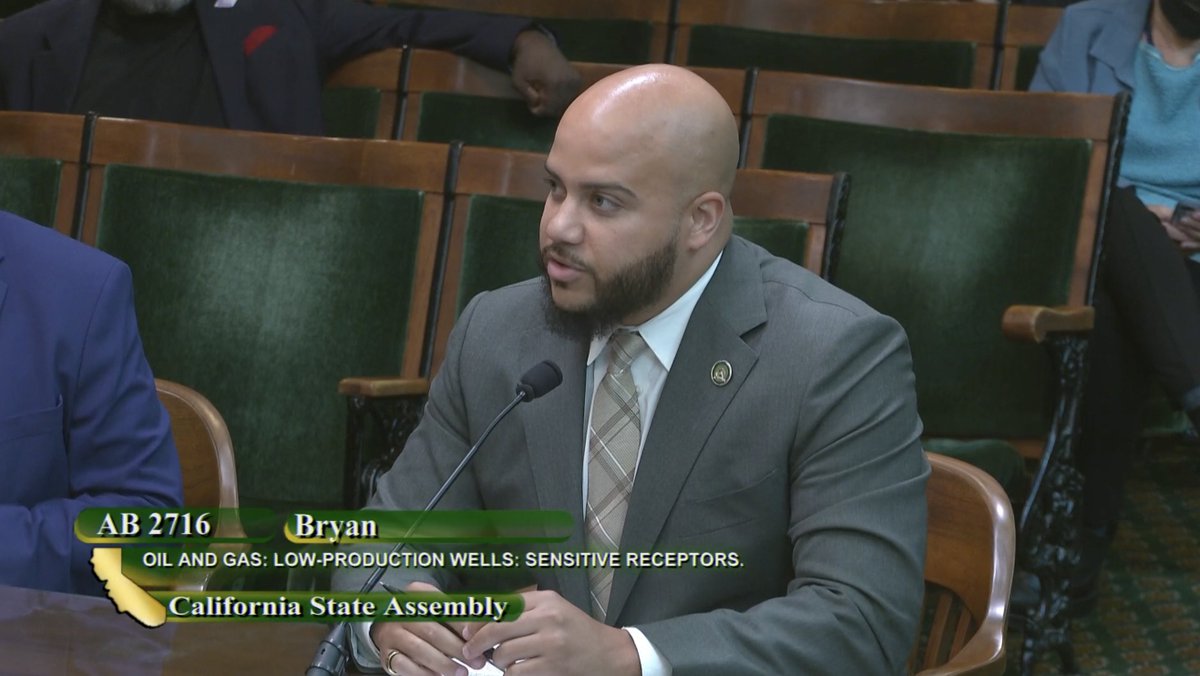 Assemblymember @isaacgbryan is presenting #AB2716 to penalize stripper wells. Stripper wells are low-volume wells that produce less than 15 barrels a day. If passed, oil and gas wells near communities would face a $10K daily penalty. More here: spectrumnews1.com/ca/la-east/ins…