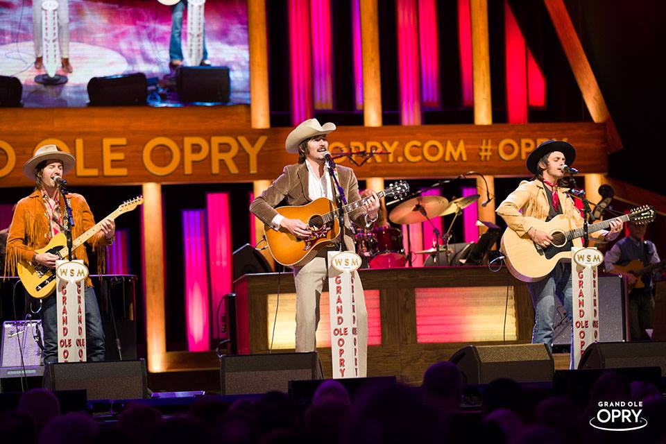 Seven years ago tonight, @MidlandOfficial made their Opry debut! Celebrate the milestone anniversary by streaming their music now! 🎶 bit.ly/3PU1Z8U