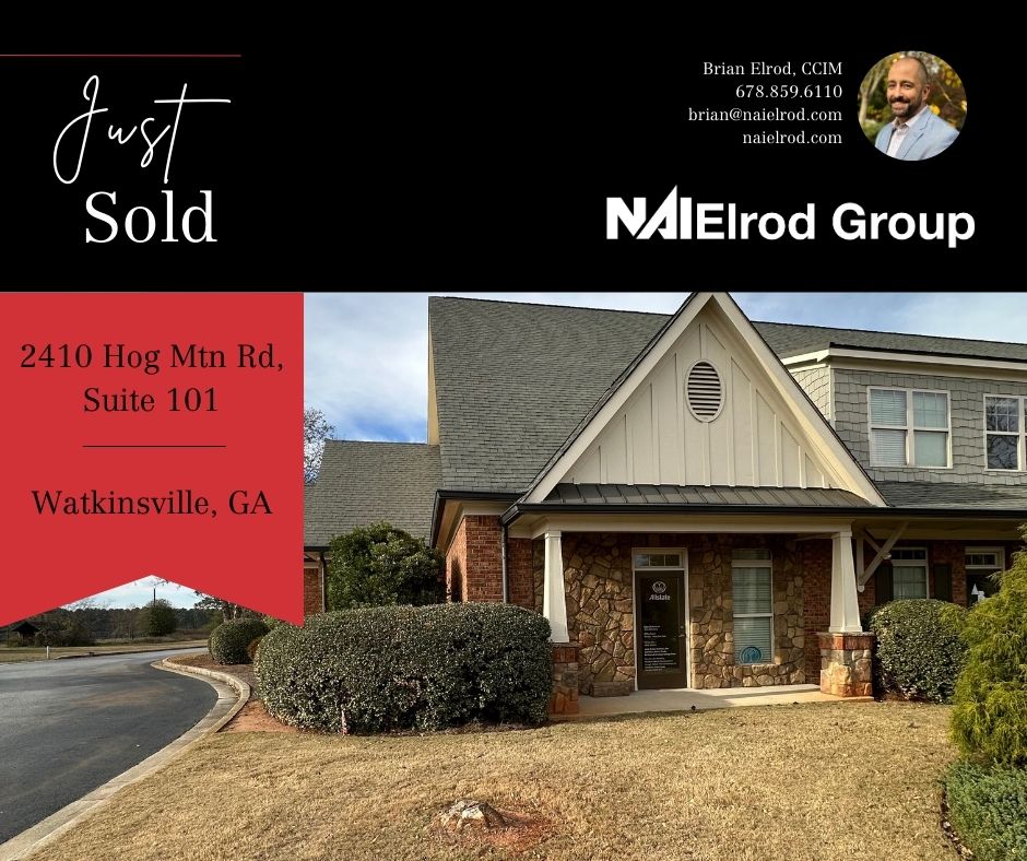 Just Sold! Leased Office Condo in The Oconee Meadows Office Park - Watkinsville, GA

#JustClosed #JustSold #CommercialRealEstate #CRE #NAIElrodGroup