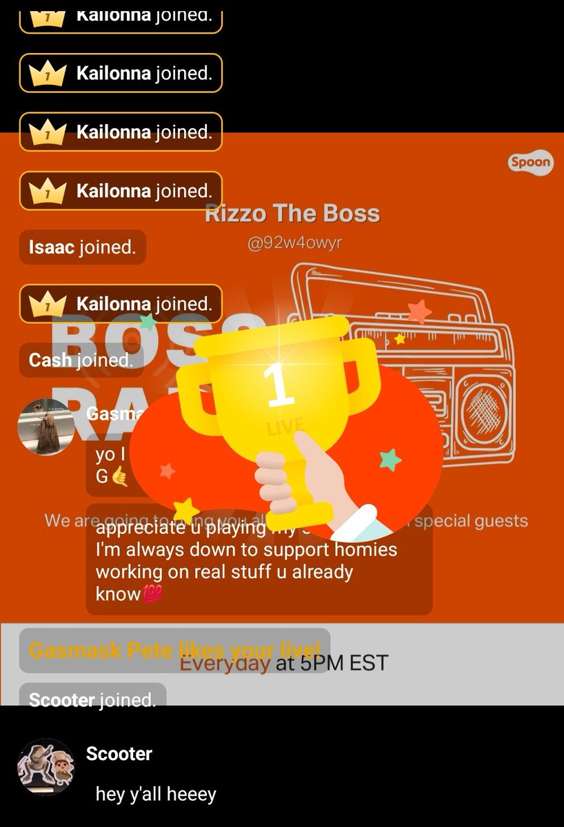 rasannunes1's tweet photo. 1 day I will get all my followers and web 3 family to join one of my live streams.
Support entrepreneurism and web3 music.
#BusinessNFT #Web3 #music #TheMetaOffice #BossRadio #Collabs https://t.co/KAoqd8oJiJ