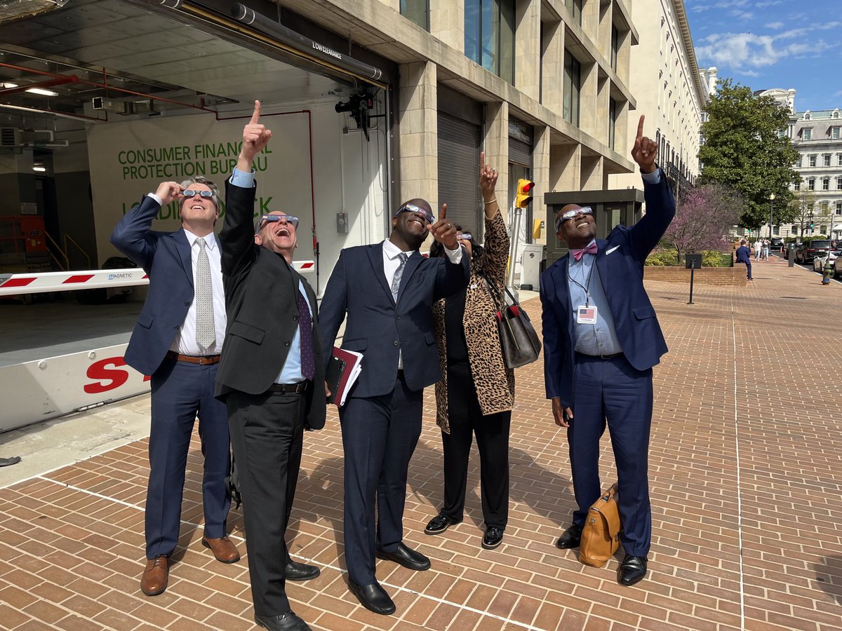 A total solar eclipse is rarely seen in the U.S. It was last visible in 2017 and before that 1979. Kenya and U.S. trade teams took a moment off a hectic schedule to marvel at the wonders of the eclipse. Outdoor moments such as this make trade negotiations work enjoyable.