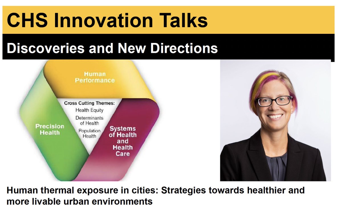 Thursday, April 11th from 12-1p.m., join @asuhealth for a Zoom talk with Associate Professor @ArianeMiddel. Middel will present “Human thermal exposure in cities: Strategies toward healthier and more livable urban environments.” Zoom link: asu.zoom.us/j/6115717431?p…