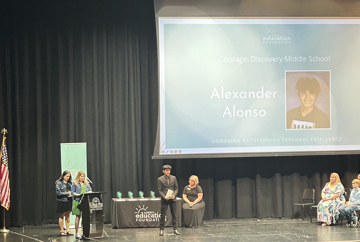 Alex Alonso is the DMS Courage HOPE Award winner! #DMSLeads #ShareTheGoodLPS #LibertyEdFdn