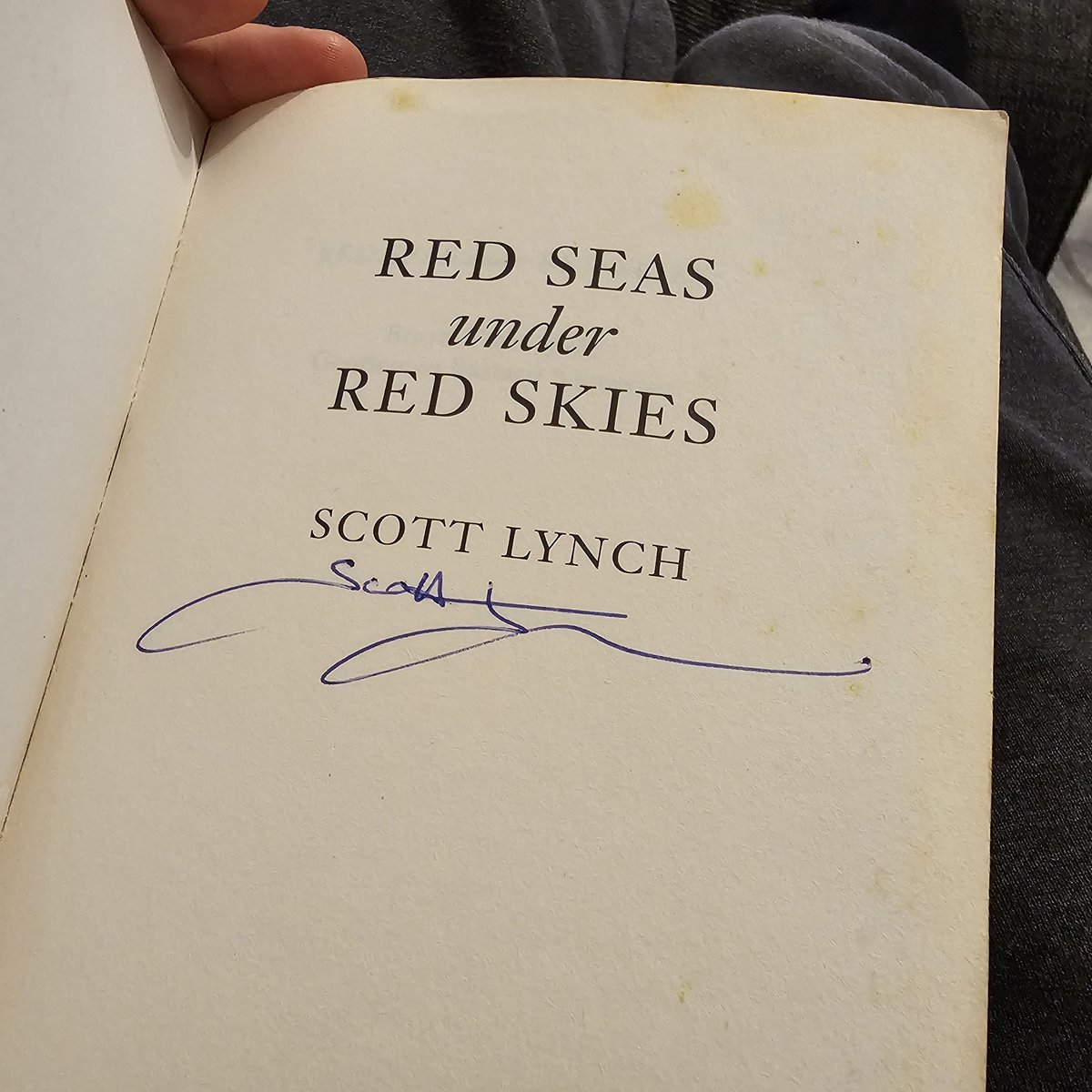 Don't know what it is, but there is something inherently cool about a signed book.