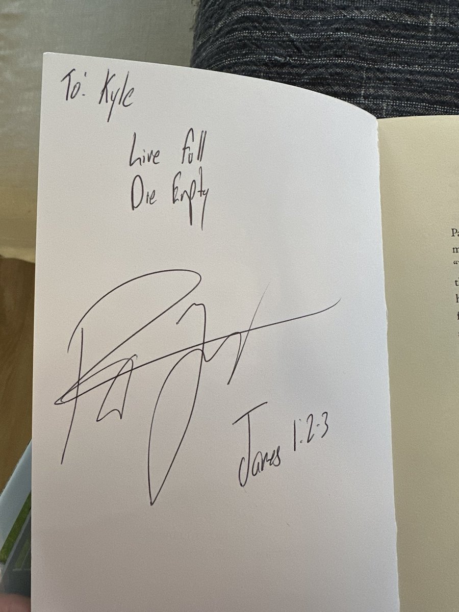 KYLEJBOSS22's tweet photo. Thank you so much @PatricYoung4 can’t wait to read it!! Might in all nighter tomorrow and read it!! I love every time I get to see you on SEC Network!! Keep doing what Jesus would do in being a light for the world!! God knows the plans he has for us! https://t.co/stn64bbku5