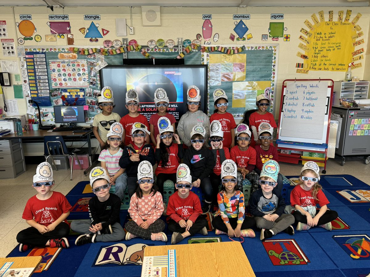 We had so much fun learning about the Solar Eclipse and being able to experience it!