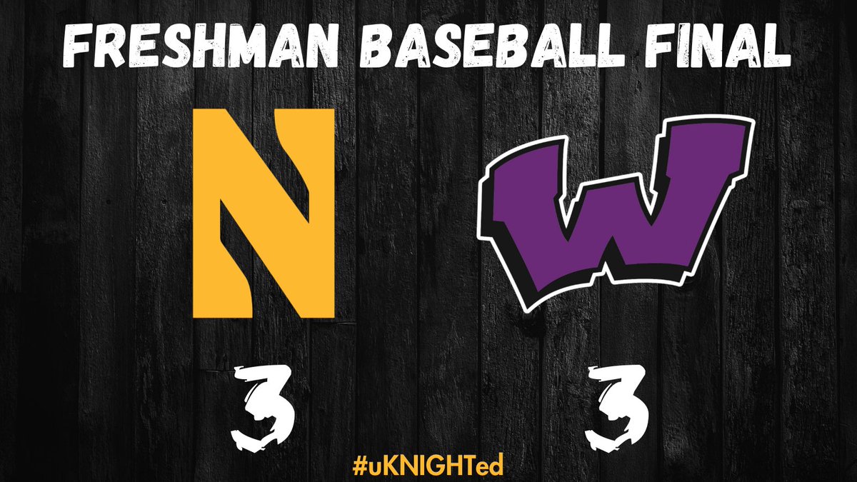 After 8 innings, the game ends 3-3. Great game played by both teams and Hewlett with another fantastic pitching performance. Almost there boys. #uKNIGHTed