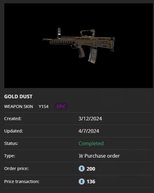 iitskal's tweet image. 136cred for gold dust lmao