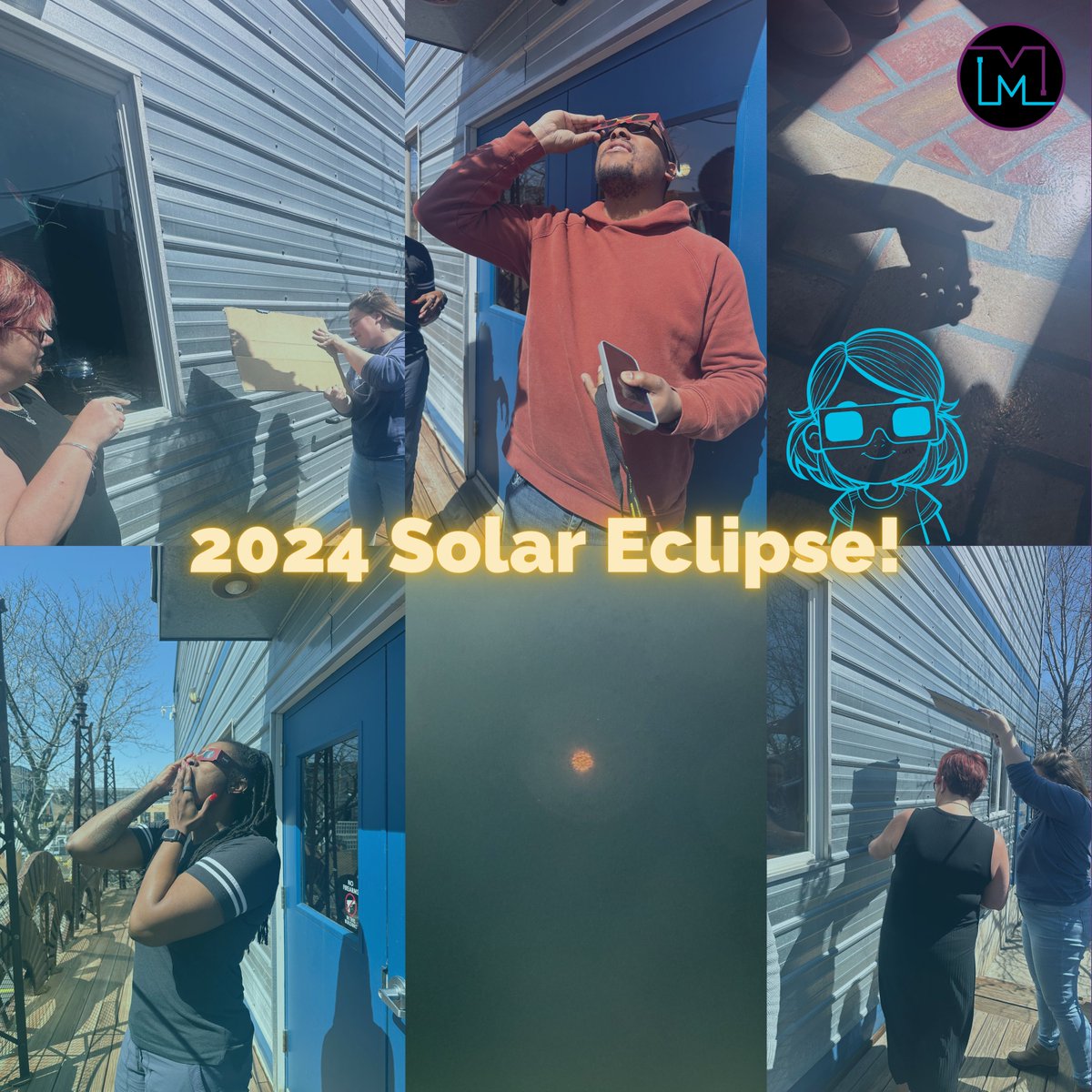 Our Maydm team had a blast enjoying the solar eclipse and this beautiful weather today! Who else watched today’s eclipse? Until next time– see you on August 24, 2044! 🌙