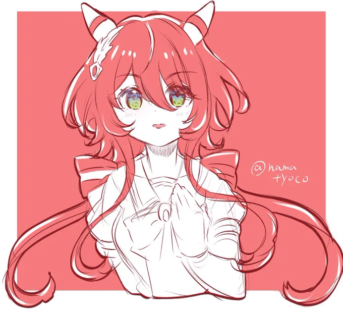朝のウォーミングアップウインバリアシオンちゃん#ウマ娘 