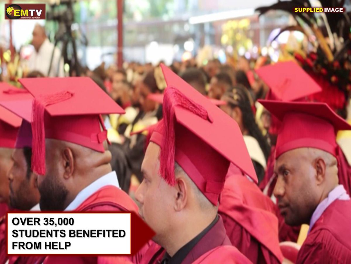 During the University of Technology’s 56th graduation in Lae on Friday, the Prime Minister announced that over 35,000 students across 58 institutions nationwide have benefited from the Government’s HELP progamme since its inception in 2020. More on: emtv.com.pg/over-35000-stu…