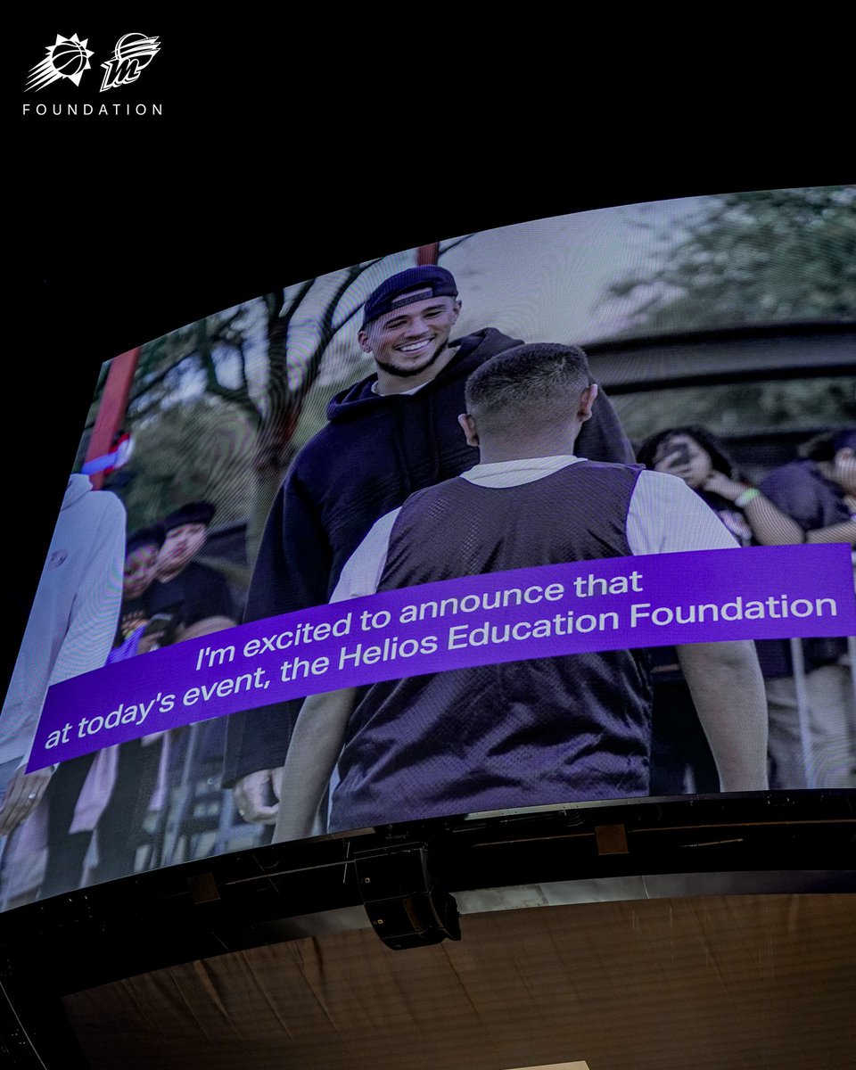 “It is fantastic the doors you are going to open for yourselves, for your family, the community are unlimited.” Today, the Phoenix Suns/Phoenix Mercury Foundation, @HeliosEdFnd and @AZRegents hosted high school seniors from across the Valley to celebrate #AZDecisionDay and…