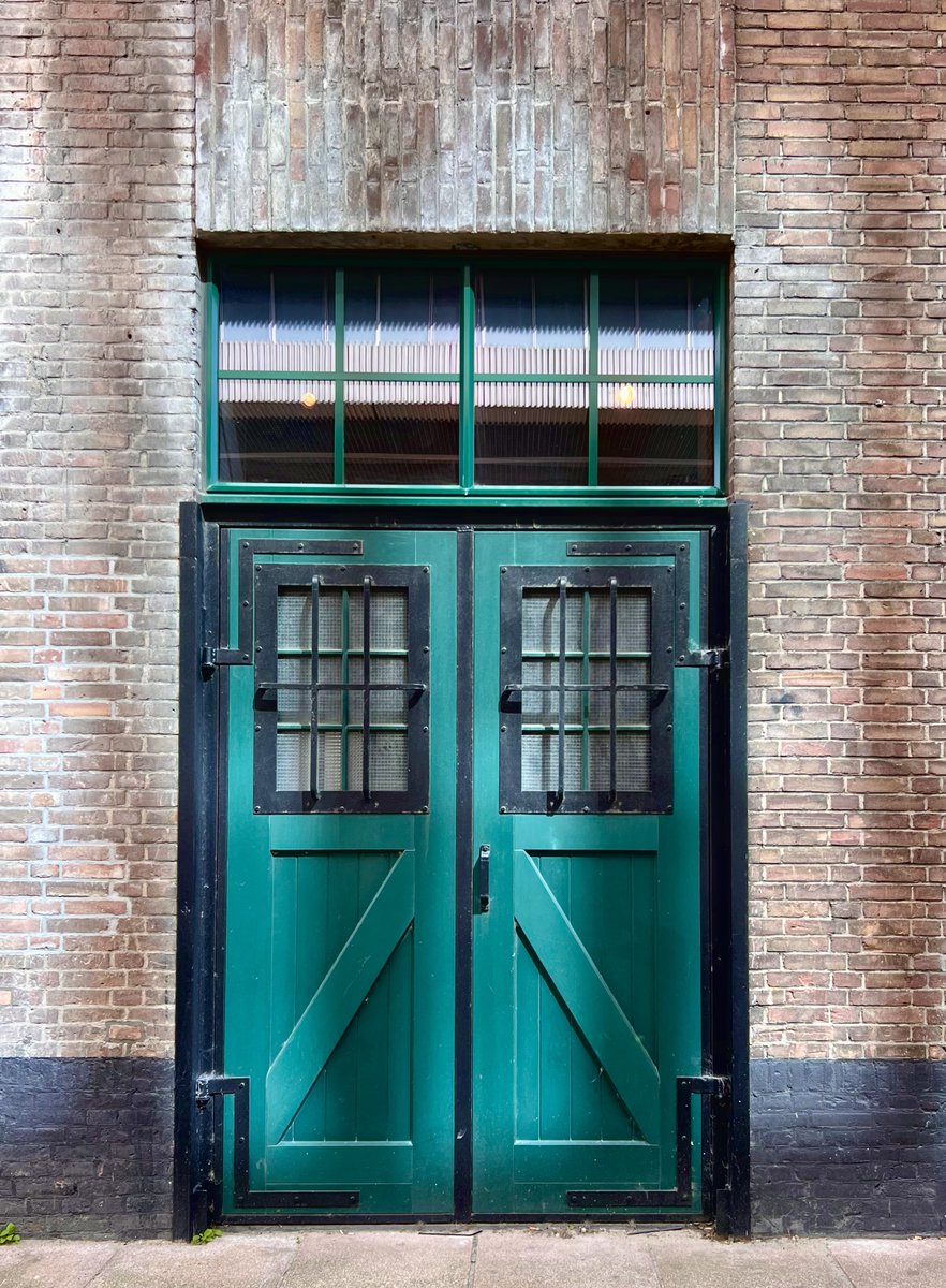 #adoorablethursday - an old industrial door is always irresistible