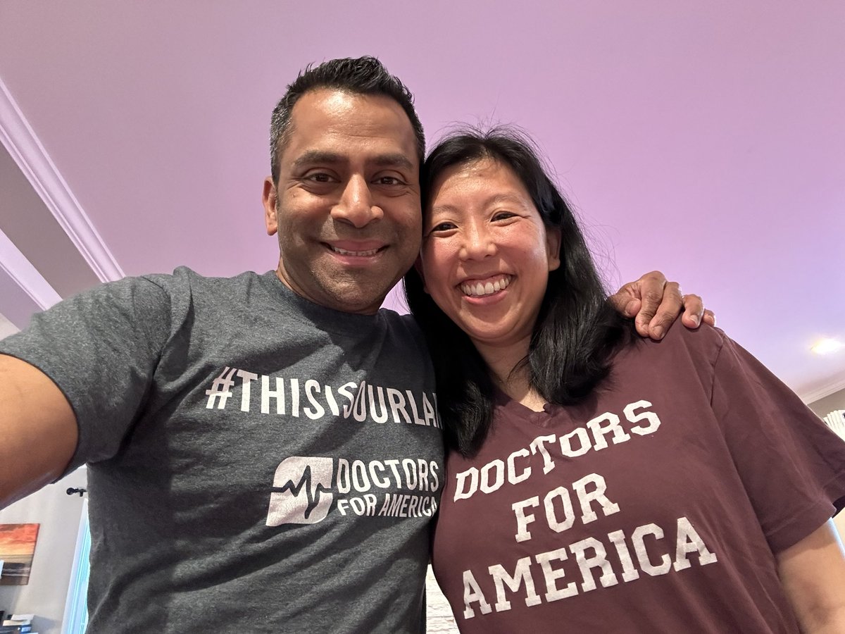 @atychen and I wearing our @drsforamerica swag today!! So glad to have her over for a great weekend! #advocacy