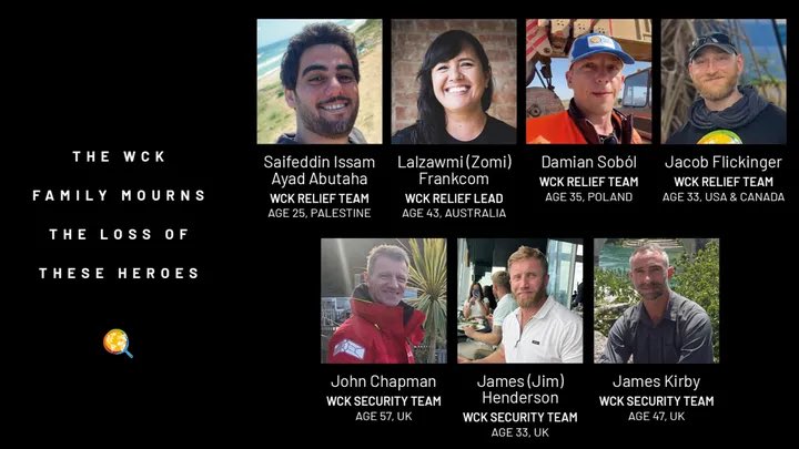 A verified @gofundme has been setup to benefit the families of the seven World Central Kitchen aid workers who were killed in the Israeli military strike last week. The proceeds of this fund will be distributed evenly amongst the family members. Donate Here:…