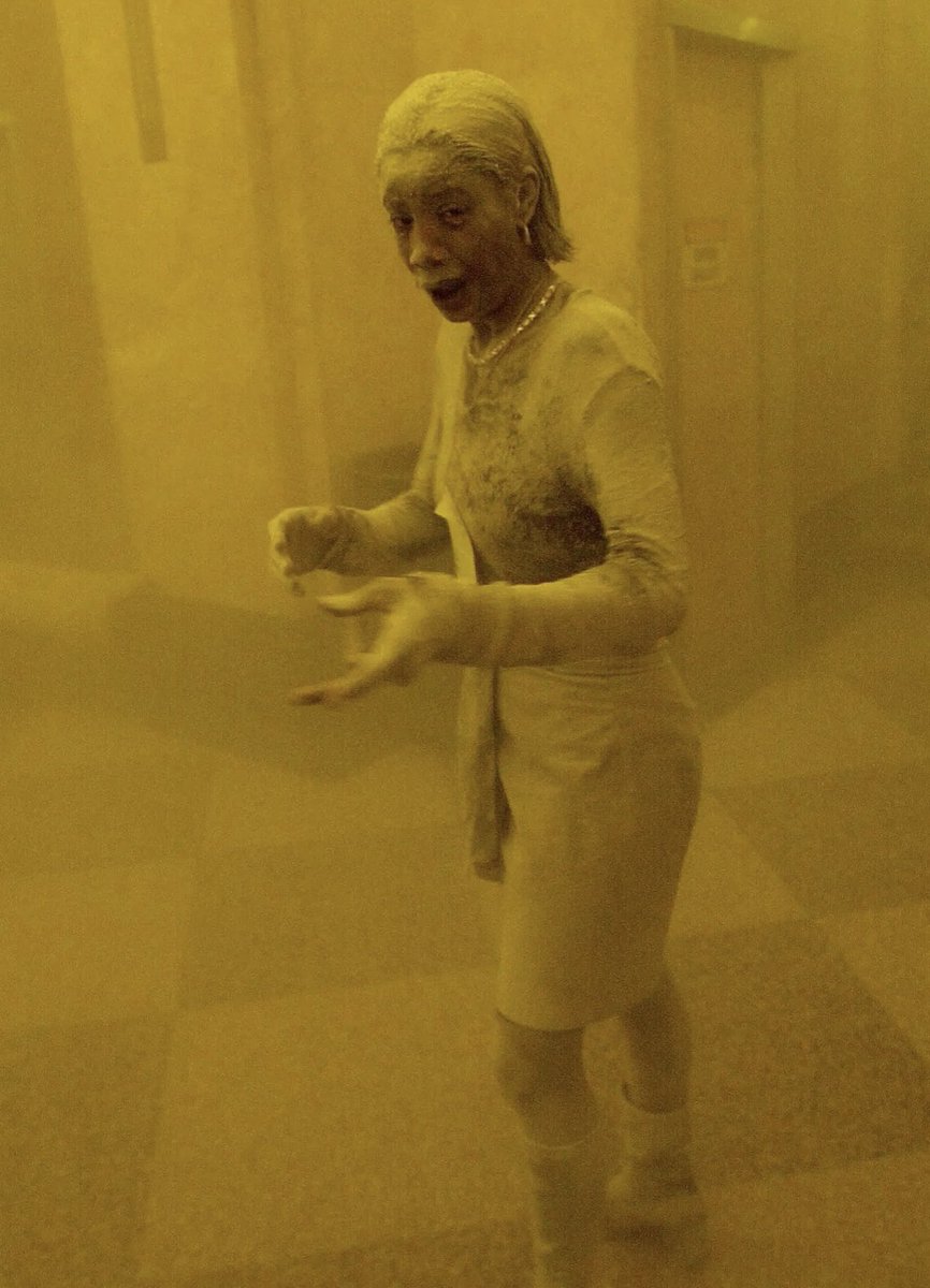 [RG911Team] She was known as the “dust lady” of 9/11, but she had a name. It was Marcy Borders. She got caked in dust from the Twin Towers and died years later from cancer she thought it caused. But within the dust lay a secret that remained hidden for years. See next post⬇️