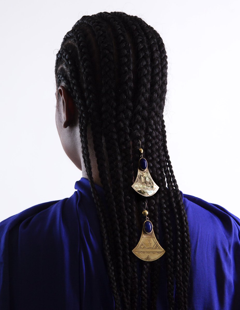 iam_fad's tweet photo. Discover the medium-size ⴼ·ⴹ earrings in Antique Bronze &amp; Indigo Blue! At FAD, we celebrate African artisans' versatility, starting with Niger's craftsmen. Our mission? Protecting their skills through innovative designs that will unlock meaningful collaborations! https://t.co/UBKBxydcIf