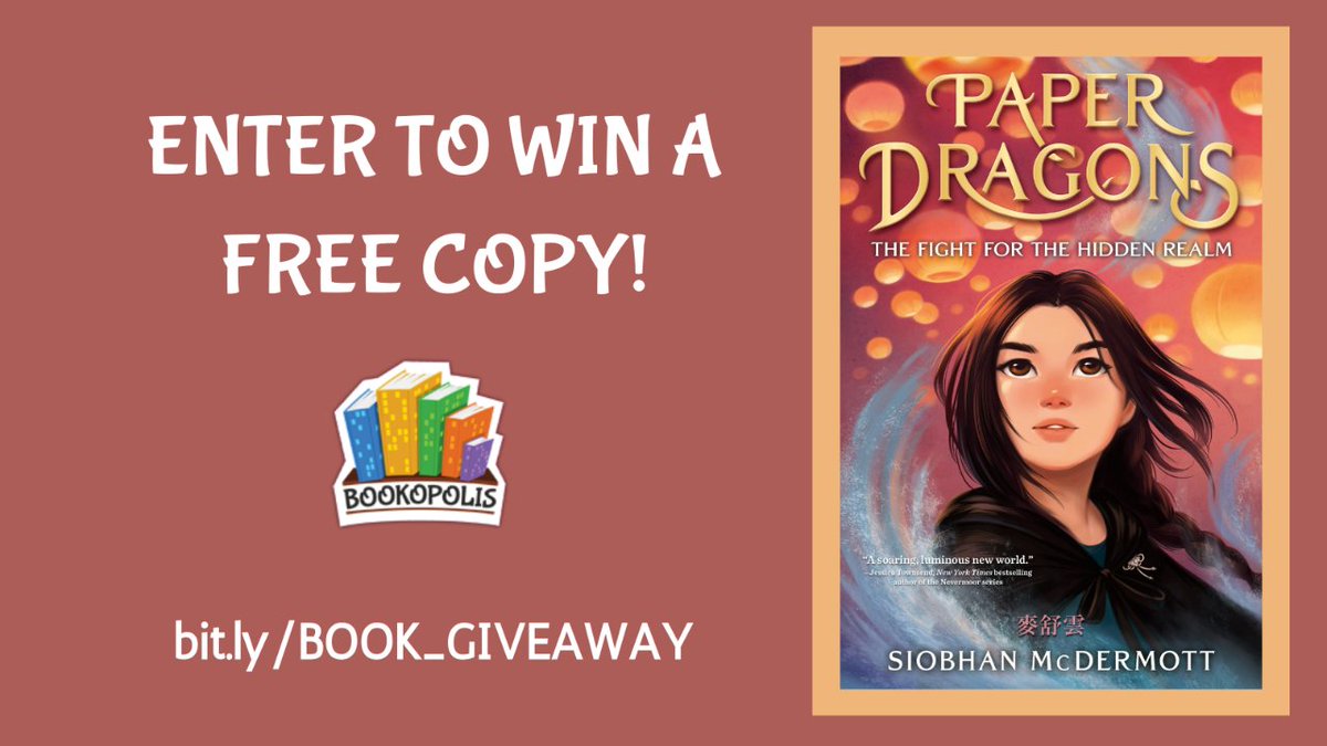 If your readers like fantasies infused with drama and intriguing characters like ERAGON or KEEPER OF THE LOST CITIES, check out PAPER DRAGONS by @SiobhanMcD91. Enter for a chance to win a free copy courtesy of @randomhousekids. bit.ly/BOOK_GIVEAWAY