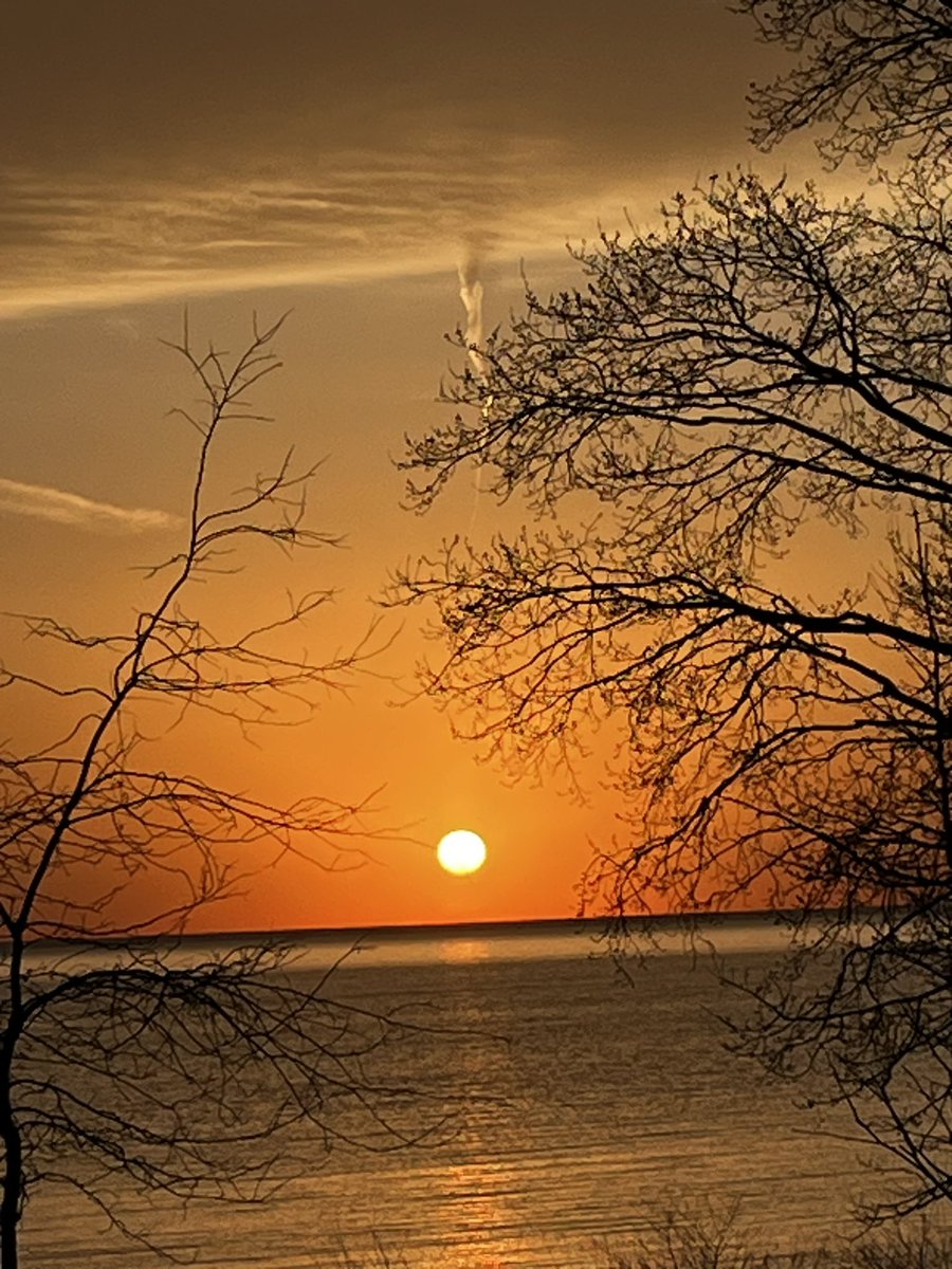 Tonights delightful sunset #LakeHuron 💯❤️💯🇨🇦🍁