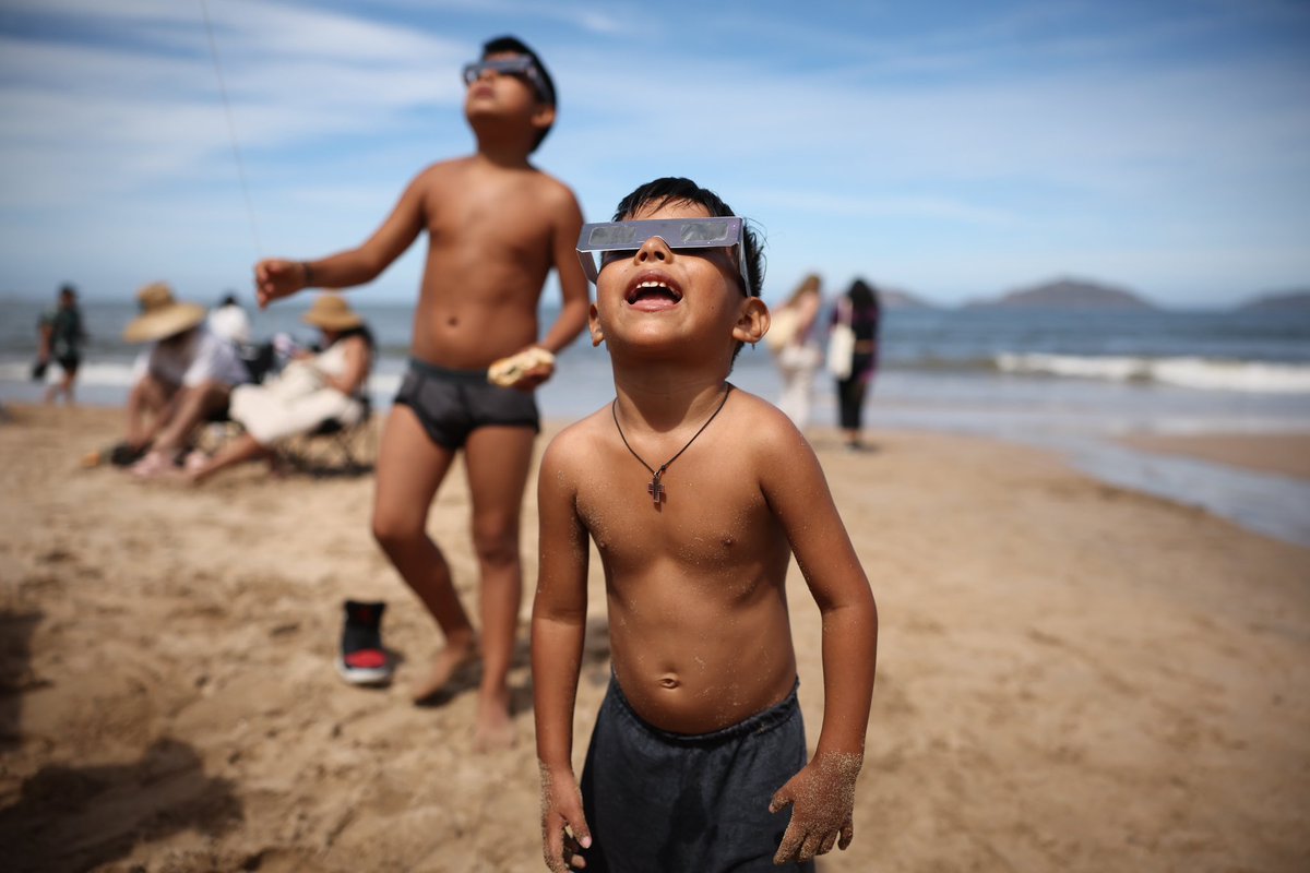 Total Solar Eclipse Stretches Across North America From Mexico To Canada @GettyImages @GettyImagesNews