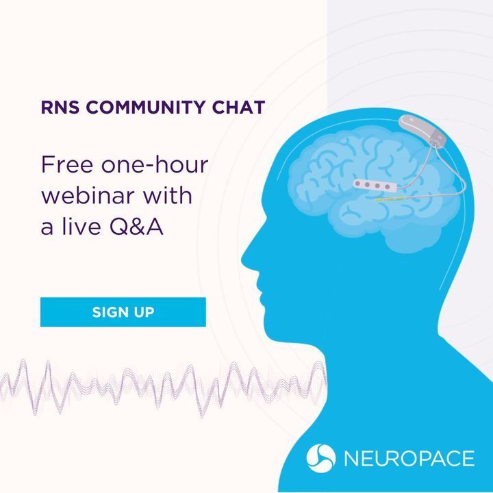 If you’re suffering from uncontrolled seizures, learn more about the RNS System. Sign up for the free webinar Tuesday 4/9, at 5pm PT/8pm ET: neuropace.com/patients/commu… Safety Info: neuropace.com/safety #RNSSystem #RNSCommunityChat #epilepsy