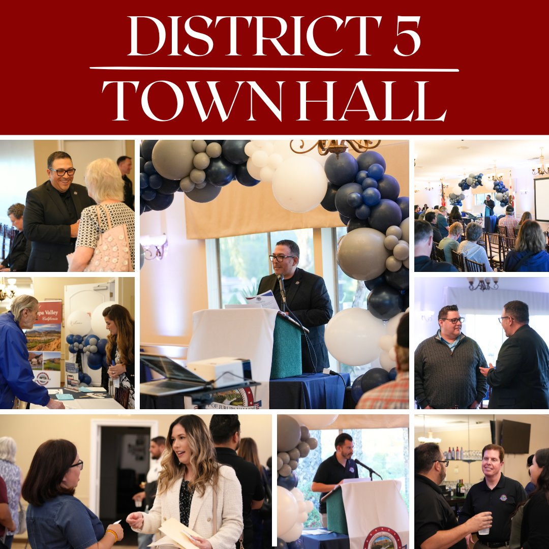 👏 Thank you to everyone who participated in last Thursday night's Town Hall Meeting with Councilmember Chris Barajas (District 5). Your input shapes the future of our City. For upcoming Town Halls, visit JurupaValley.org/TownHall