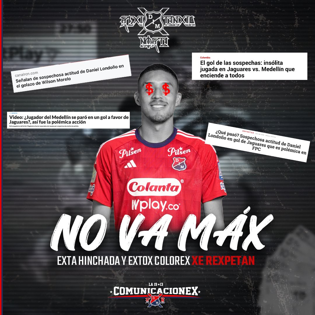 rxn1998oficial's tweet photo. Nosotros sabemos que en el fútbol se gana, se empata o se pierde. Esa es la dinámica de la competencia. Jugar en el Medellín es algo que requiere ciertas condiciones, talento y corazón. La actitud nunca se va a negociar. https://t.co/fLUASTyldI