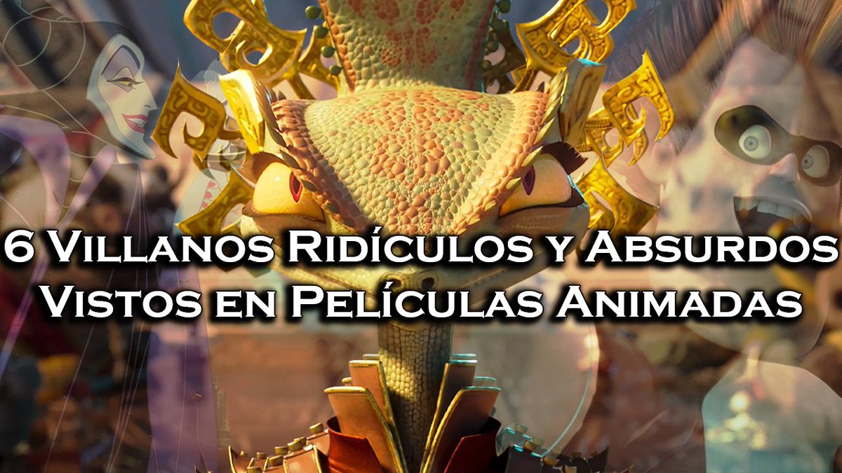 He Subido Un Nuevo Video: | 6 Villanos Ridículos y Absurdos en Películas Animadas | Enlace: youtu.be/_Ff5iIhlmDs