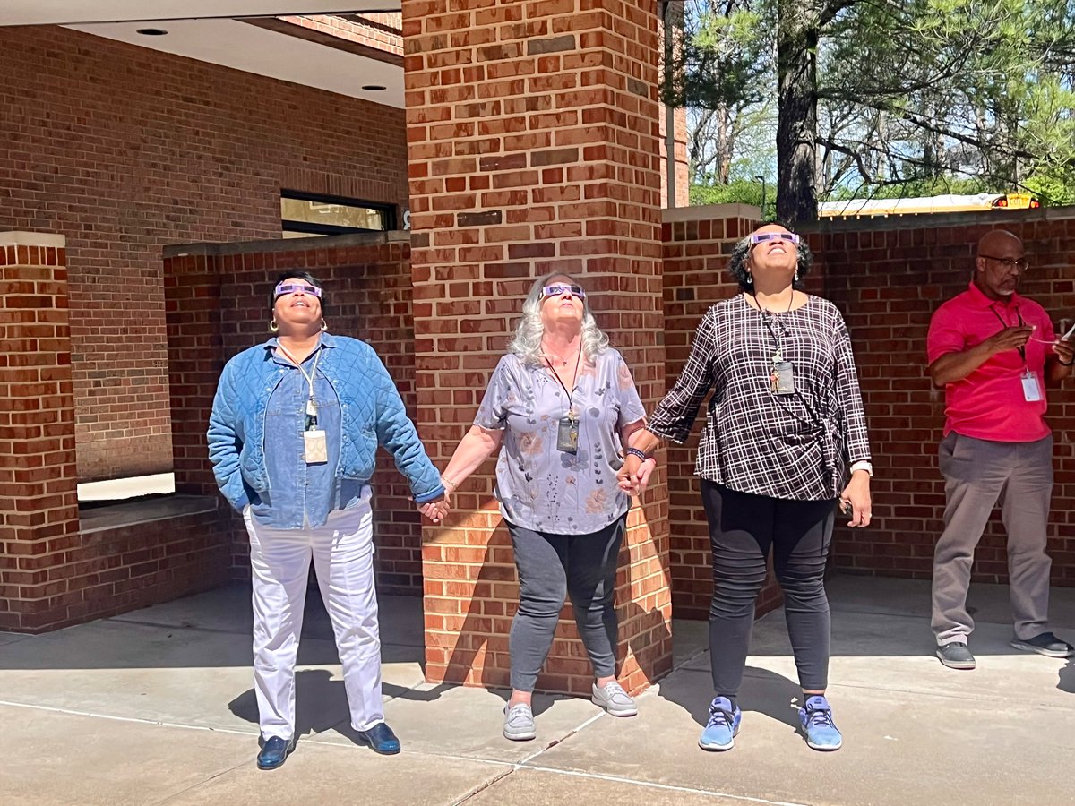 Today,  students across the district witnessed the historic solar eclipse. While we weren’t in the path of totality, it was a stellar learning experience for students and staff.

I was over the moon watching the #Eclipse2024 with my CO colleagues and VSP students.