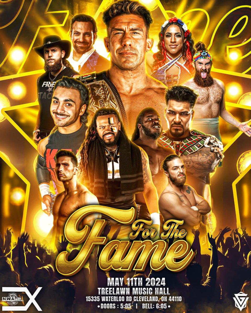 Exodus Pro Wrestling is kicking off their summer schedule with the aptly named event “For The Fame.” FAME COMES AND GOES. CHAMPIONS LIVE FOREVER: the very first NWA MidWest Championship will be decided when @TheKalHerro and takes on @_dantecasanova_ to become the FIRST ever NWA…