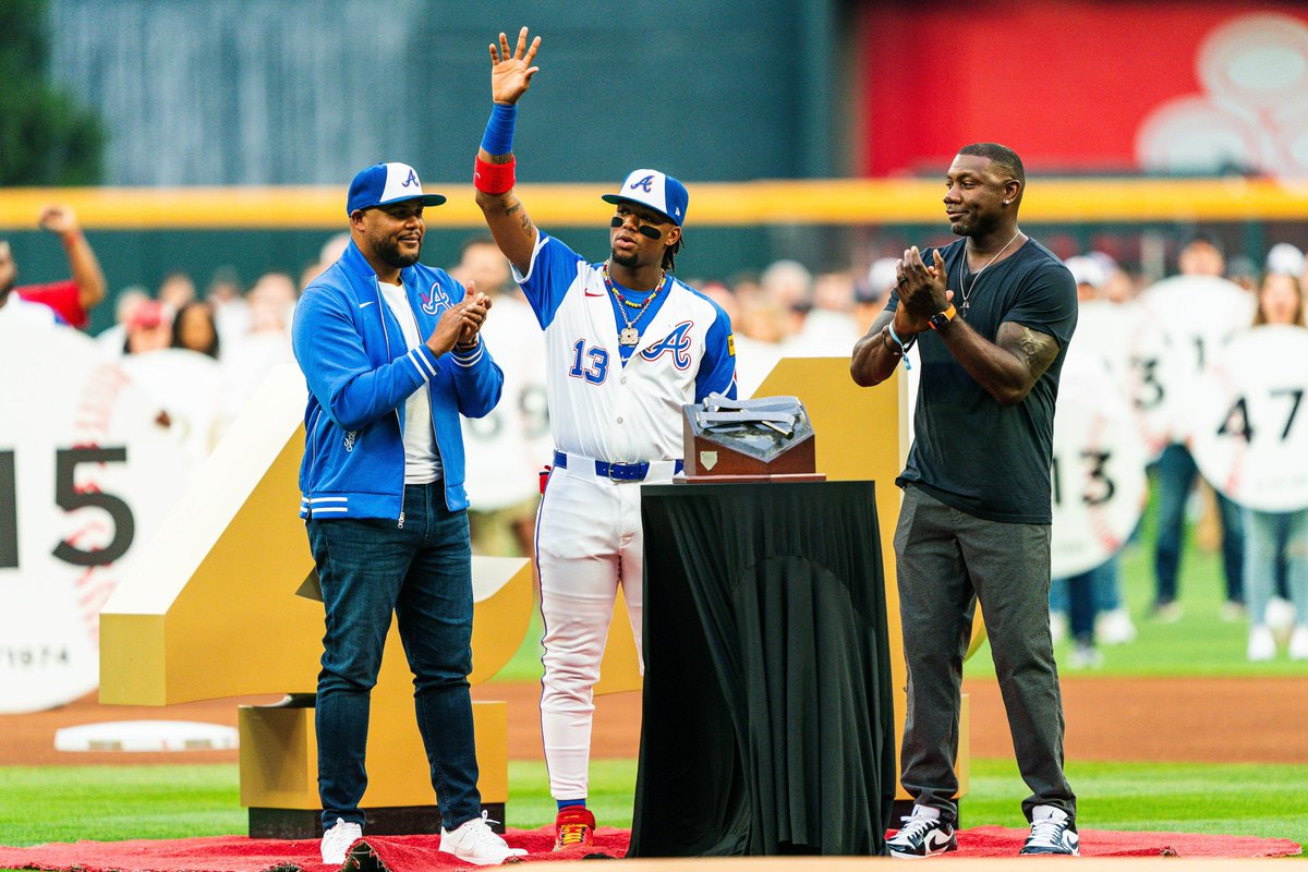 Hank Aaron Award winners 🏆💙 #BravesCountry