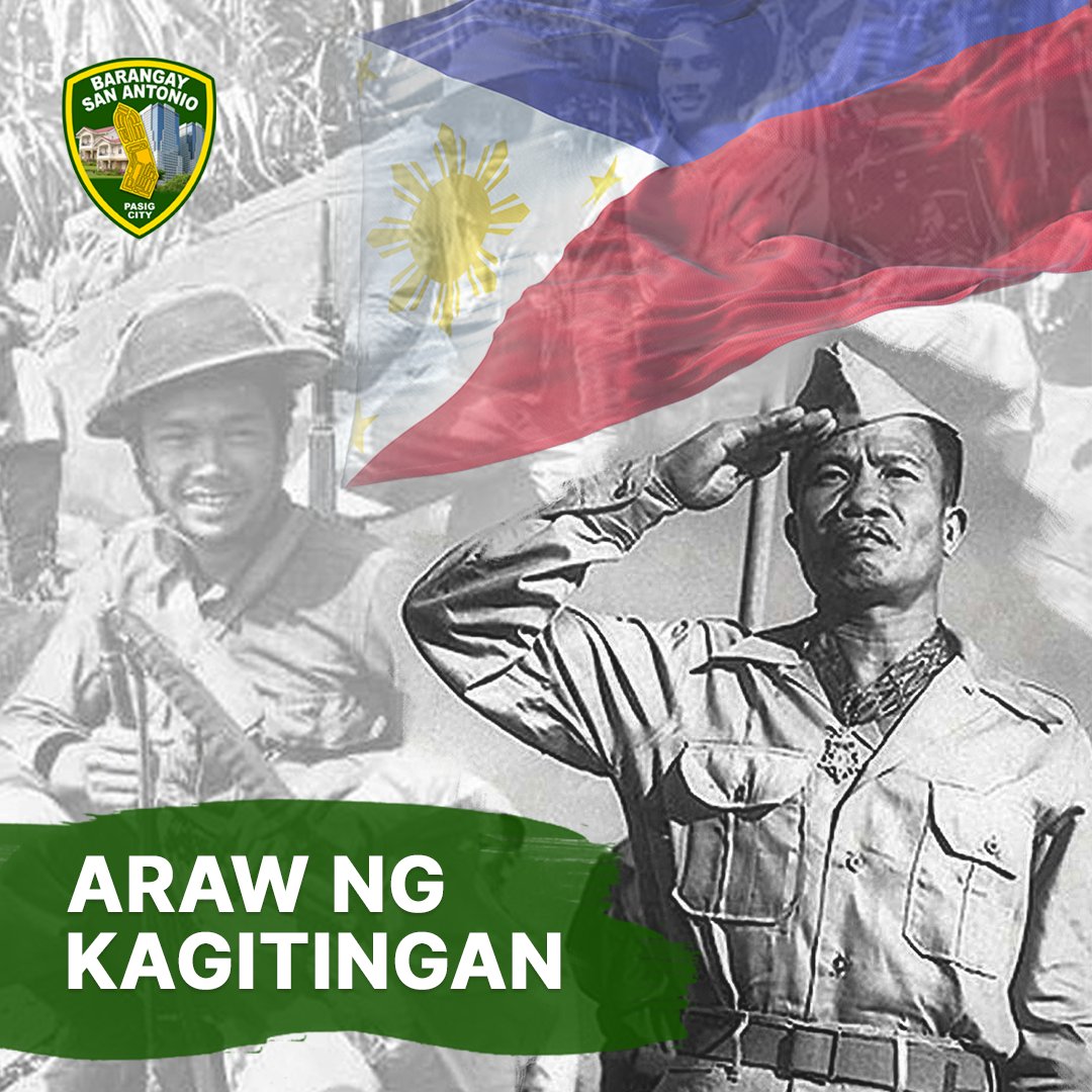 Sa ating paggunita ng Araw ng Kagitingan, 🇵🇭 ating tandaan na maaari nating ipamalas ang kabayanihan kahit sa kasalukuyan. 🤝🏻 Maligayang Araw ng Kagitingan, @bsapasig! 💚