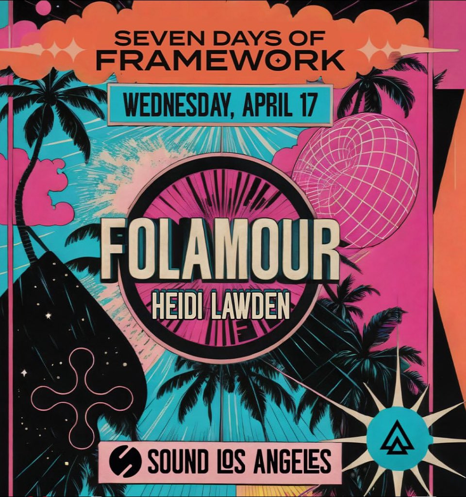 A little on between @coachella action with @thisisframework at Sound LA. We were a pick in LA mag for all the fun you can have without attending the festival itself. Also tickets are almost sold out! lamag.com/music/skipping…