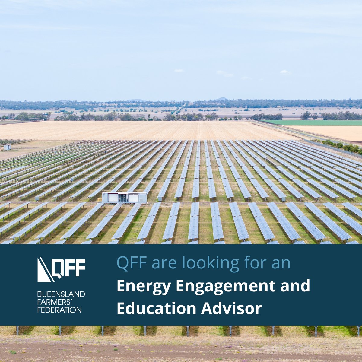 💡QFF are hiring for an Energy Engagement and Education Advisor. You'll be driving engagement in key policy discussions, community consultations, and projects related to the #RenewableEnergy transition within the #AgSector. Learn more and apply here 👉 bit.ly/3xBbAuP