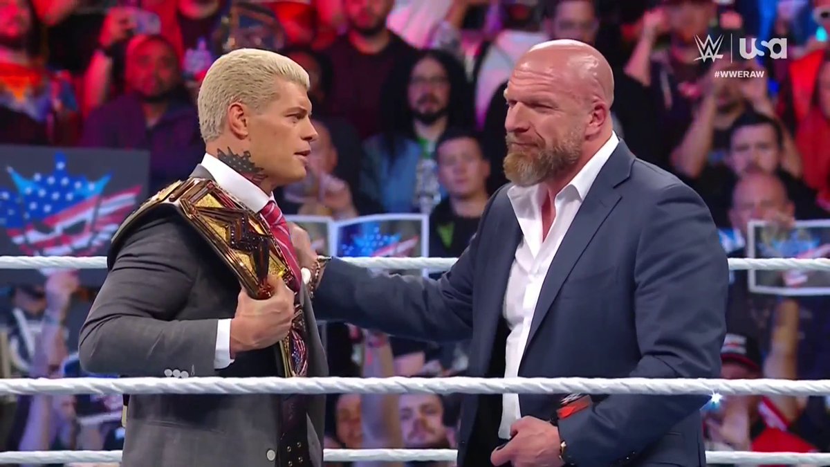 A NEW ERA! @CodyRhodes @TripleH #WWERaw