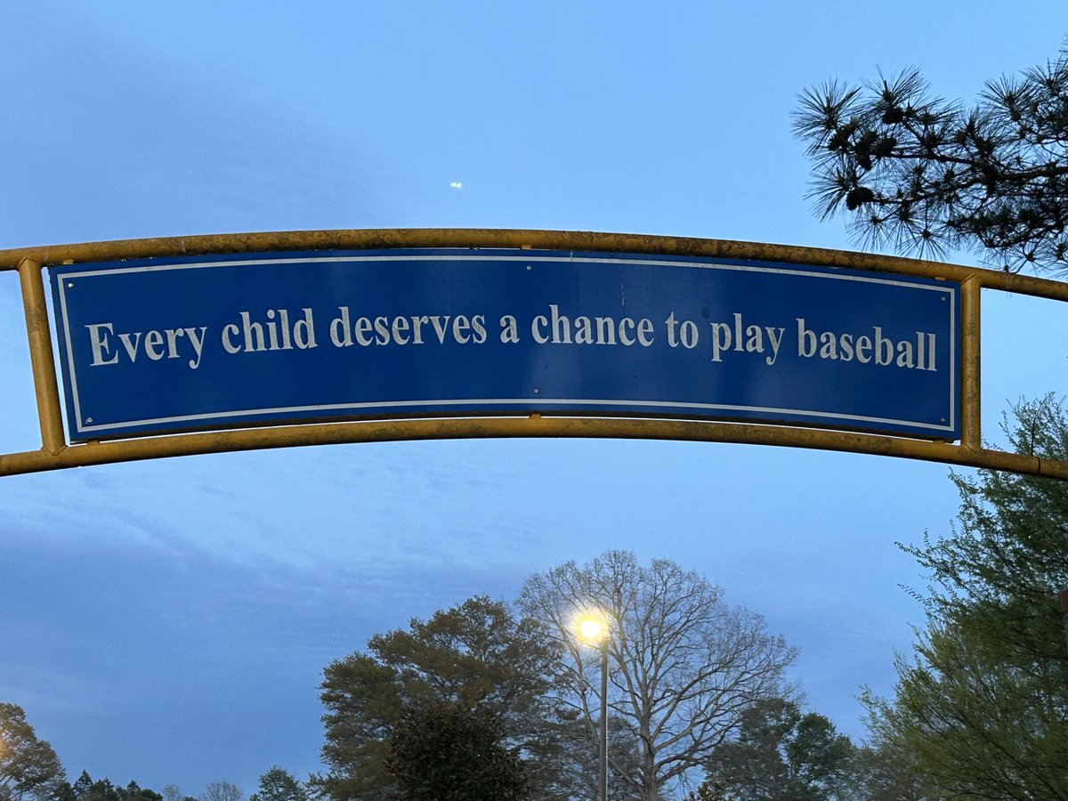 Isn't that the truth.....Thank you Carolina Miracle League for opportunities for all!