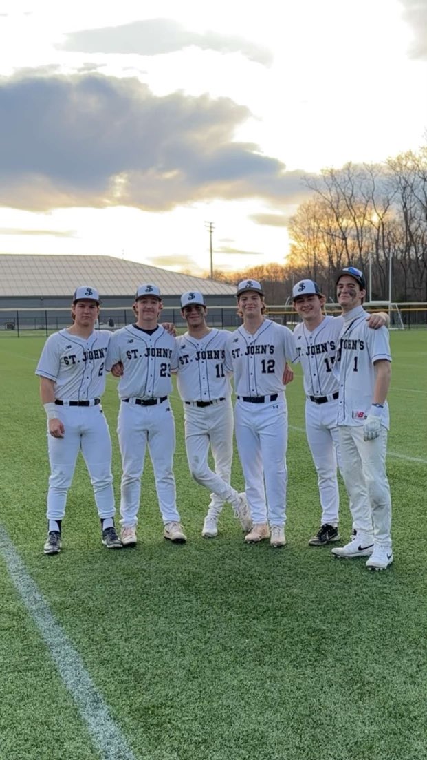 SJP 5 SJS 4 Final. Braedon Hurley gets the Win. The Eagles offense was lead by: Gavin Gold: 2 RBI Double, Triple. Jack DiFilippo: 2 RBI Double. Tyler Spear with the Go Ahead RBI Single ! Next game is Wednesday at 4PM at home vs. Xaverian #TeamWin #RollEags #PF3 🦅