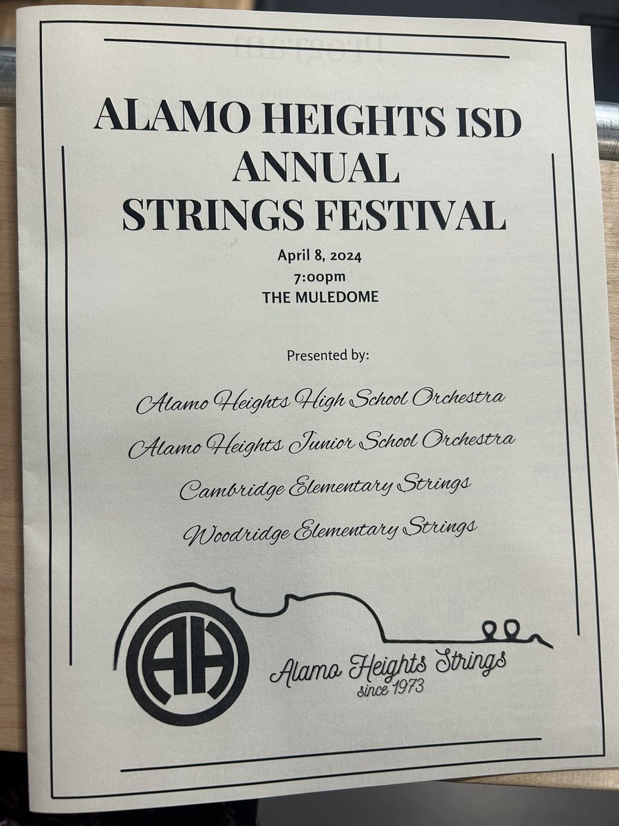 Fantastic show from our AHISD Strings! How awesome to have all 800 orchestra students, grades 4-12, in our Muledome showcasing their talents!💙💛 <a href="/AHISD/">Alamo Heights ISD</a> <a href="/BasharaDana/">Bashara Dana</a> <a href="/drjimmiewalker/">Jimmie Walker</a> <a href="/cdolat/">Charlotte Dolat</a> <a href="/DStephenson75/">David Stephenson</a>