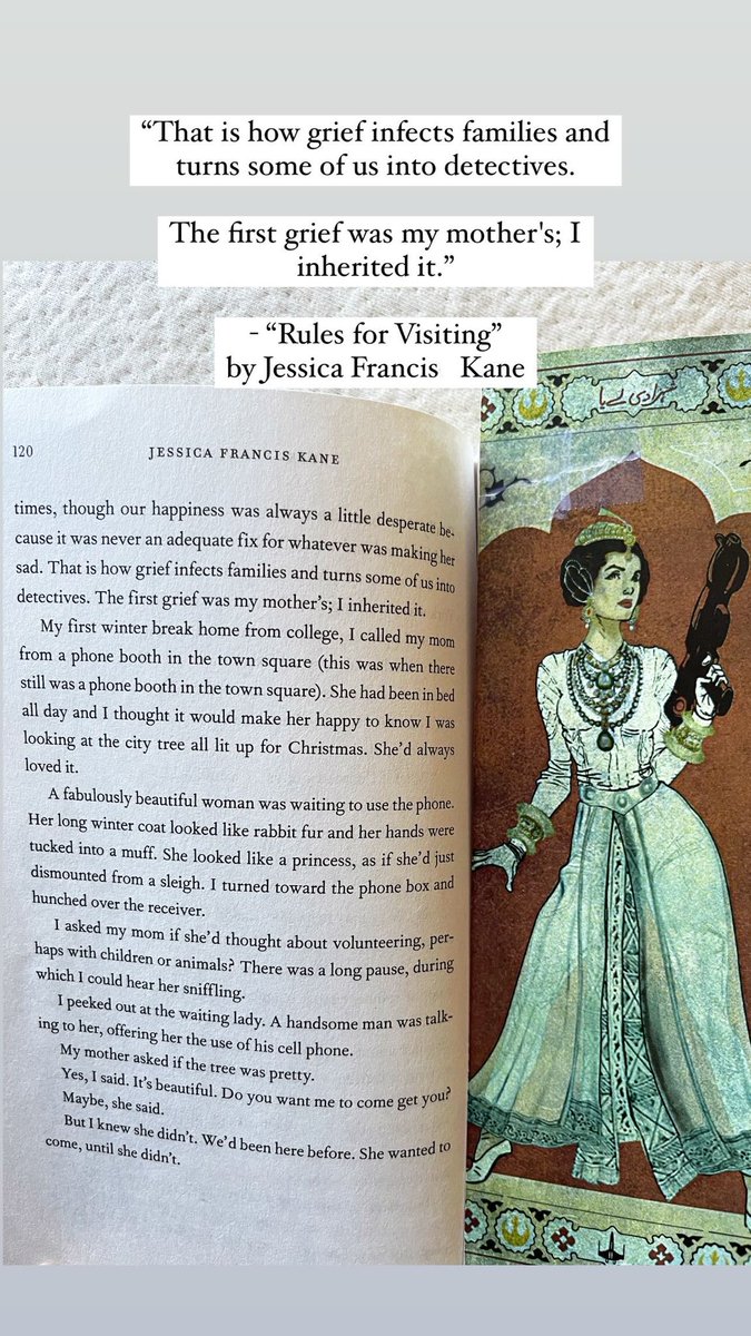 “That is how grief infects families and turns some of us into detectives. The first grief was my mother's; I inherited it.” - “Rules for Visiting” by Jessica Francis Kane #amreading