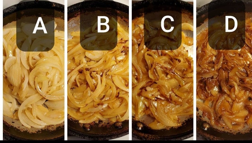 How do you like your caramelized onions? 🧅🔥 #food #cooking #baking #foodpoll