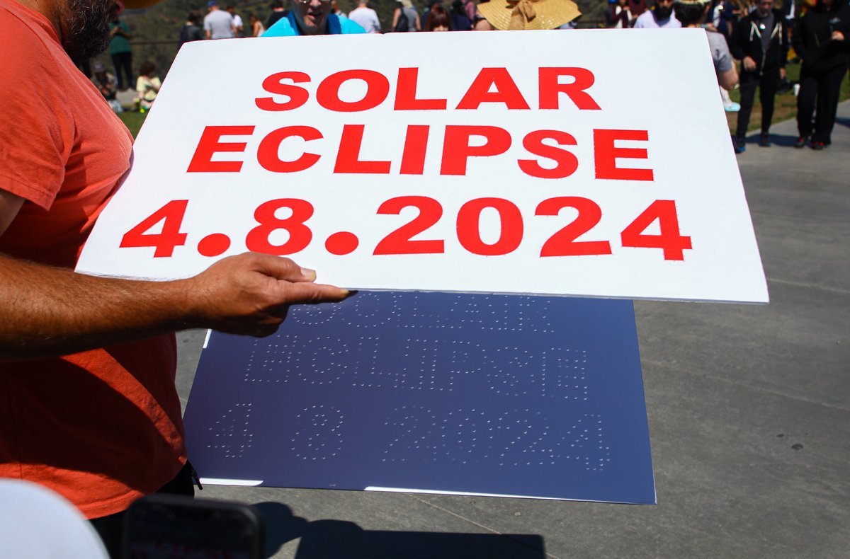 ShorealoneFilms's tweet photo. (1) Sun worshippers from all over came up to @GriffithObserv for the #Eclipse24 show today. Many folks took off of work today to witness this historic event. 04-08-24 https://t.co/Ex2CgDmSF8
