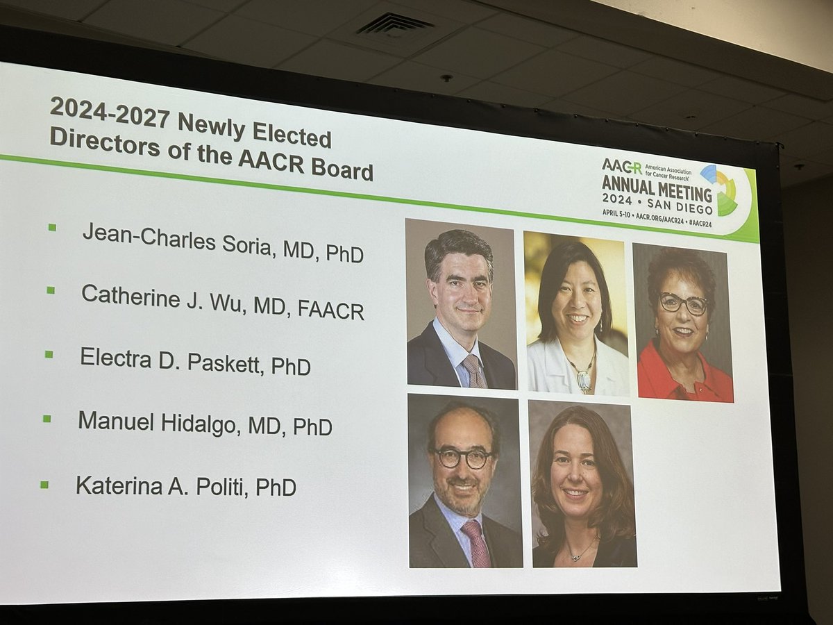 Congratulations to @politikaterina, one of five newly elected Directors of the @AACR board announced today at #AACR24. @yalepathology @SmilowCancer @YaleMed