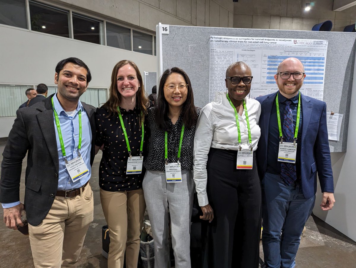 Representing @UChicagoHemOnc @UCCancerCenter @UCHemOncFellows at AACR 2024! @AACR