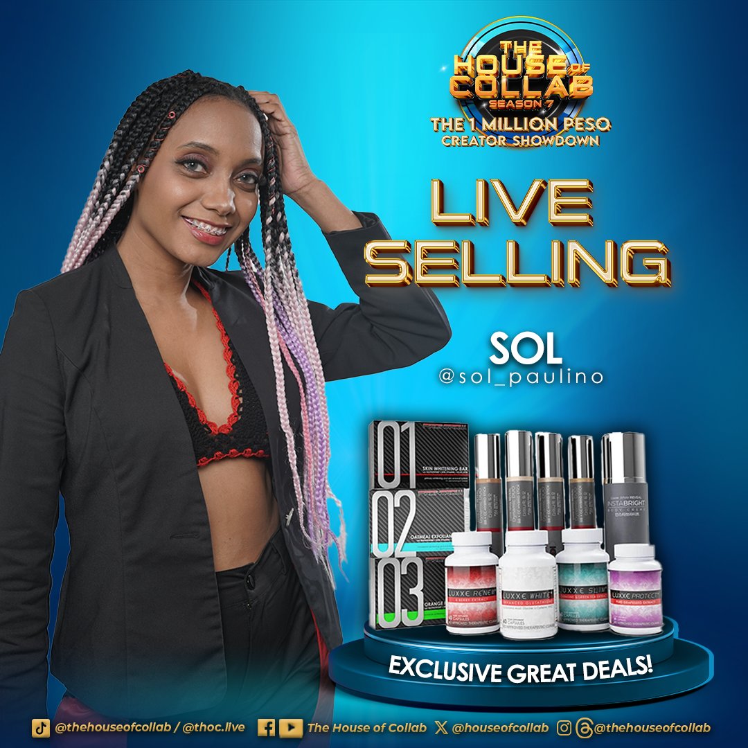 houseofcollab's tweet photo. The House Of Collab Live Selling
Support SOL Tiktok Live on her Tiktok Account @sol_paulino 10AM-11AM
#thehouseofcollab #fairfaxnetworkchannel #TheHouseOfCollab #THOCSeason7 #creatorshowdown https://t.co/IhaSsvDn4m